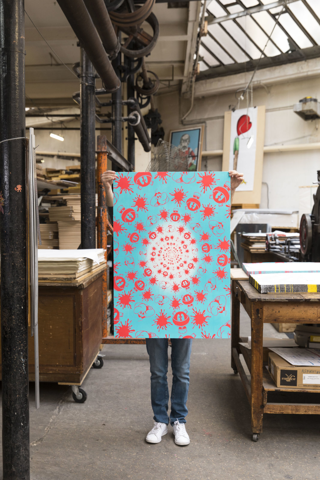 no-stain-no-gain-john-armleder-print-them-all-mamco-geneve-lithograph-blue-pink-edition-publishing-house-contemporary-art no-stain-no-gain-john-armleder-print-them-all-mamco-geneve-lithograph-blue-pink-edition-publishing-house-contemporary-art