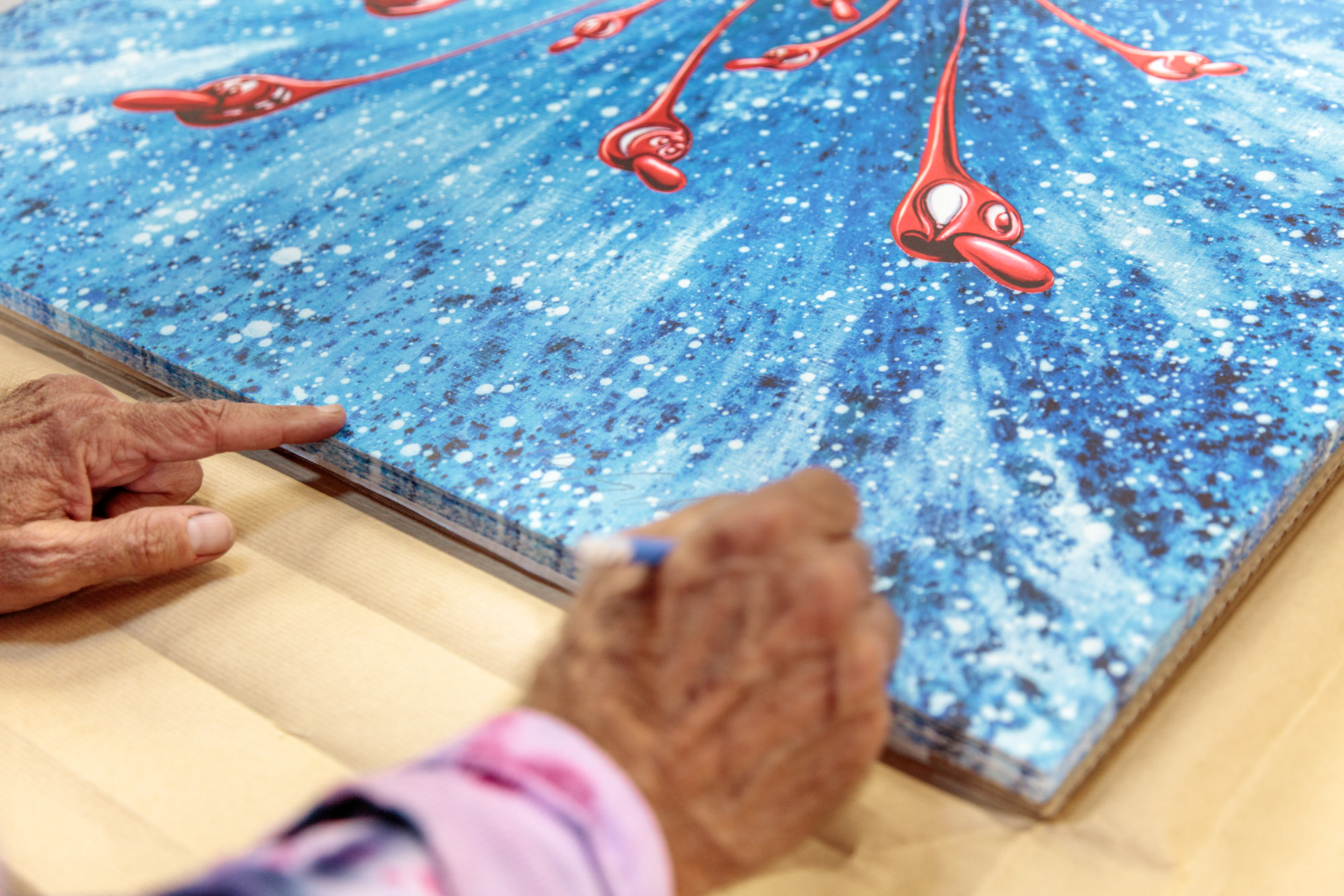 in-the-beginning-red-edition-kenny-scharf-jrp-artist-signature-detail