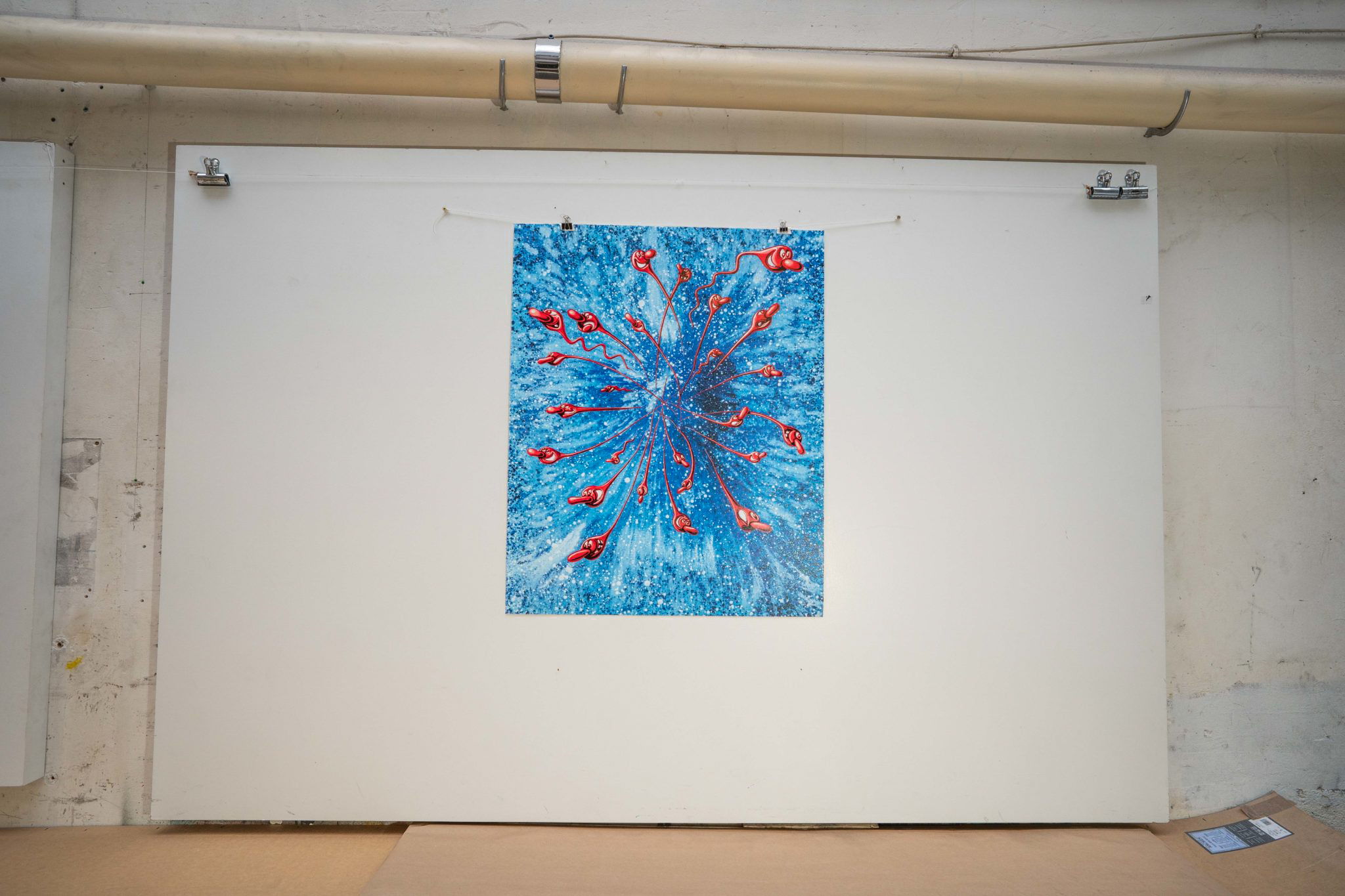 in-the-beginning-red-gloss-edition-kenny-scharf-jrp-presentation-printing-house