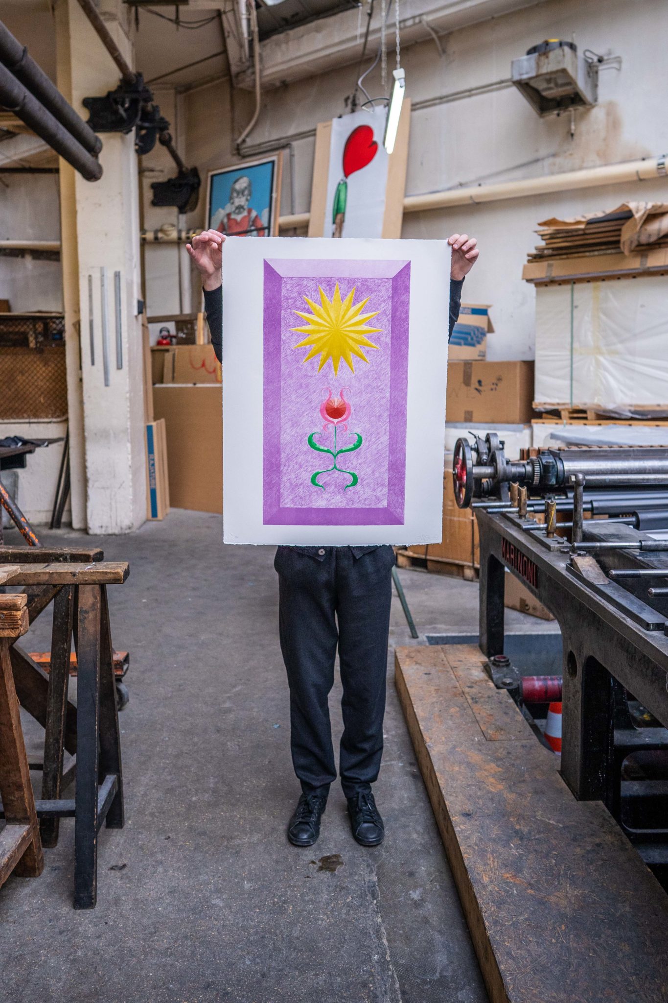 landscape-growth-panel-lavender-greg-parma-smith-jrp-editions-mamco-lithograph-presentation-publishing-house-paris-art