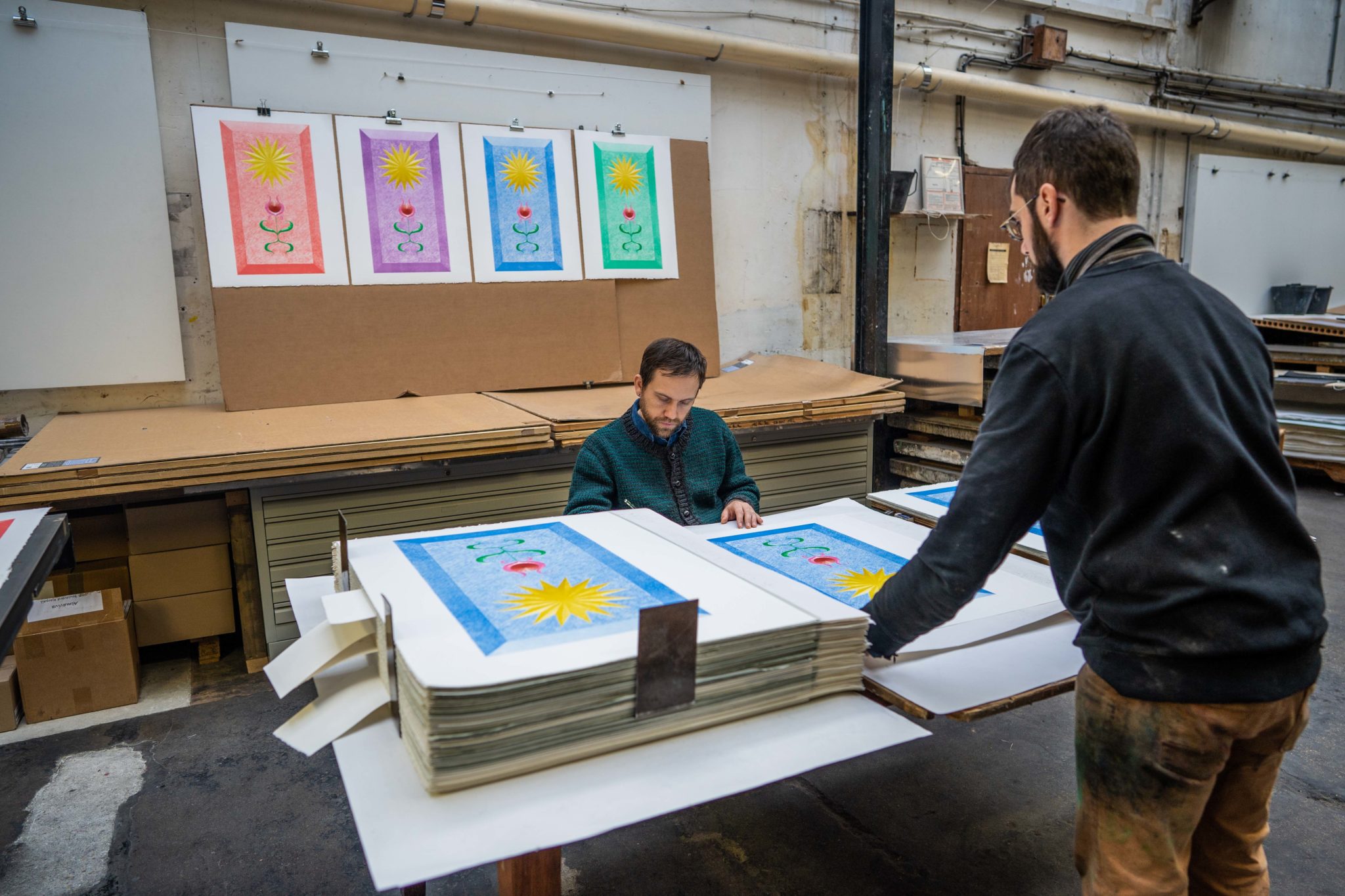 landscape-growth-panel-warm-celestial-blue-jrp-editions-mamco-signature-process-contemporary-artist-paris