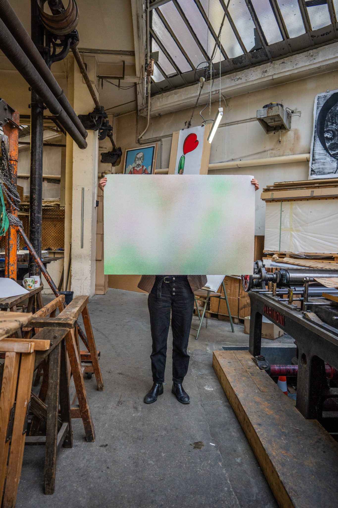 Reproductions "Choses #1" (Green) 4 Reproductions "Choses #1" (Green)