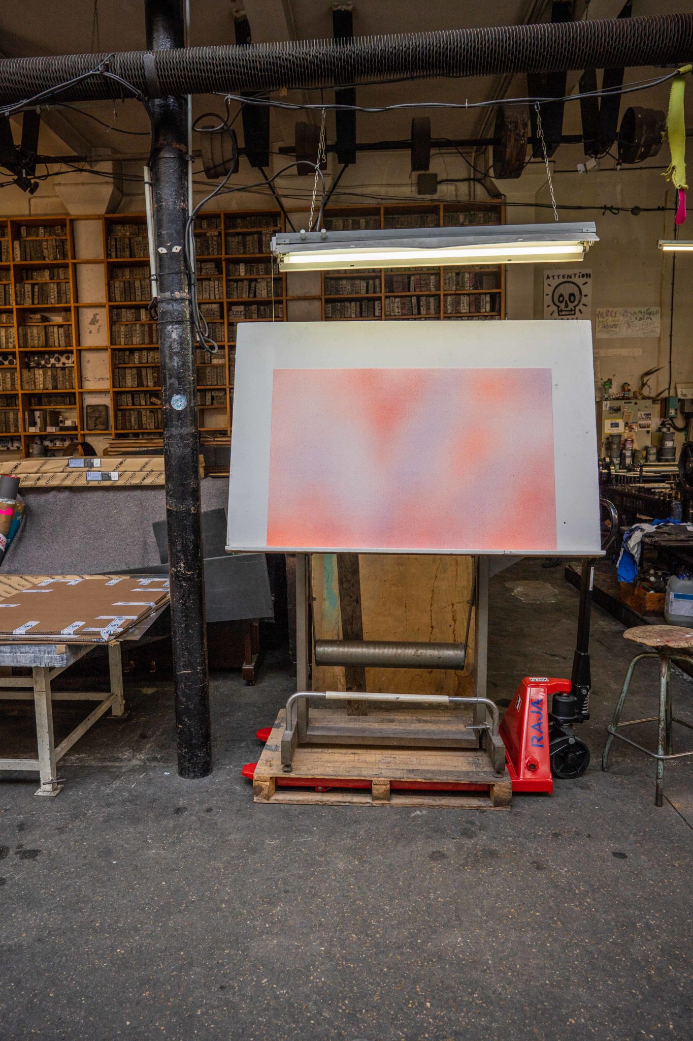 Reproductions "Choses #1" (Orange) 7 Reproductions "Choses #1" (Orange)