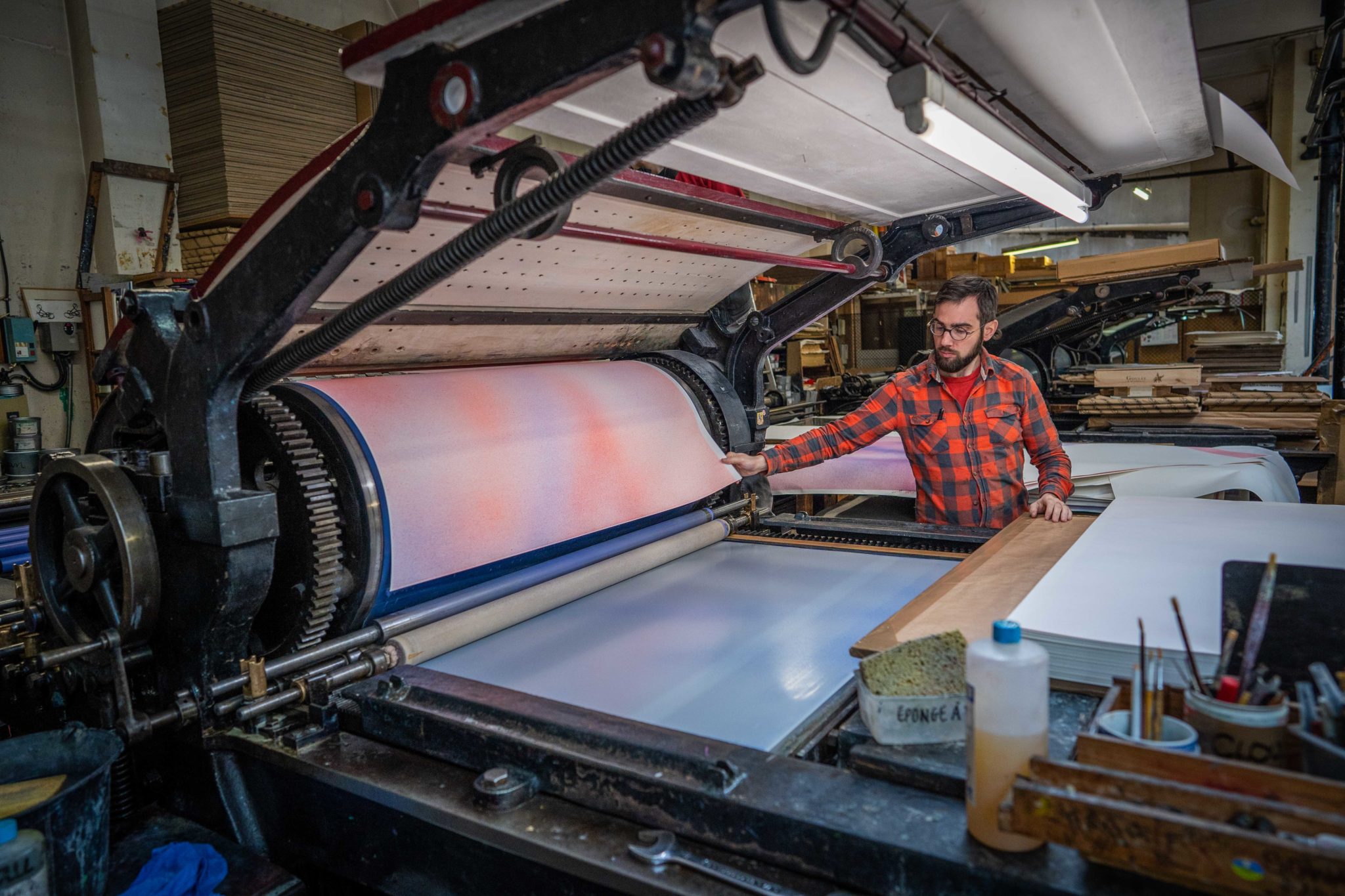 Reproductions "Choses #1" (Orange) 5 Reproductions "Choses #1" (Orange)