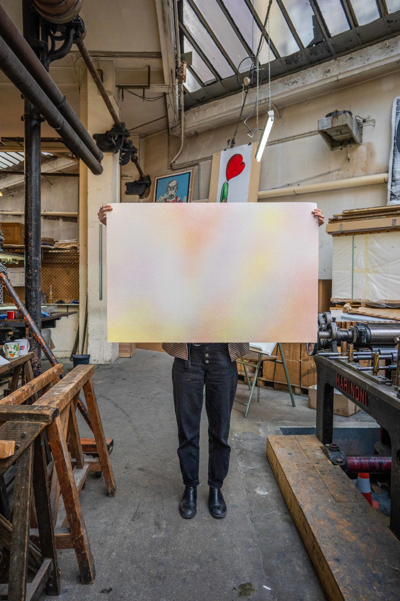 Reproductions "Choses #1" (Yellow) 4 Reproductions "Choses #1" (Yellow)