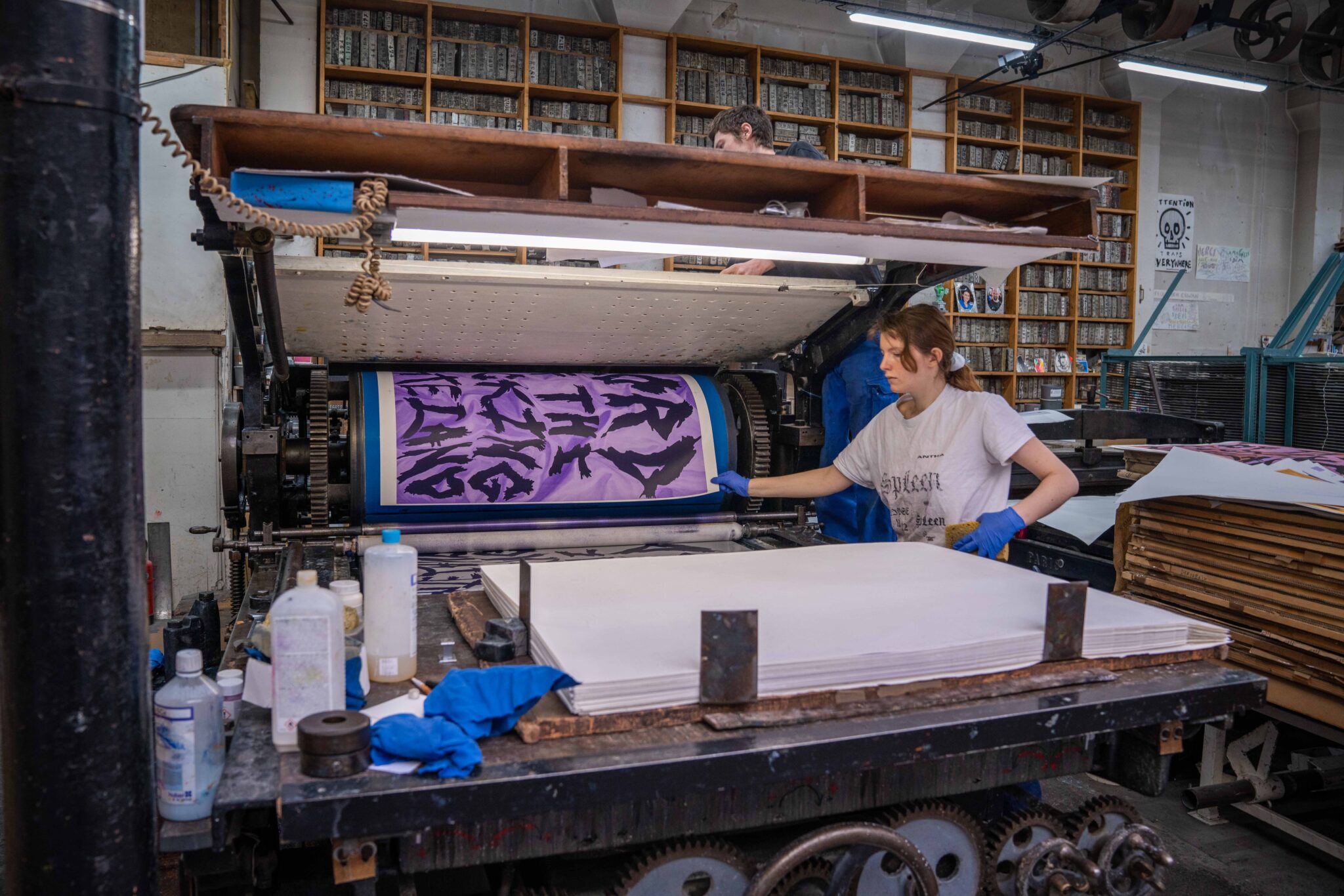 lord-of-the-fucking-wasteland-purple-edition-eliza-douglas-lithograph-printing-process