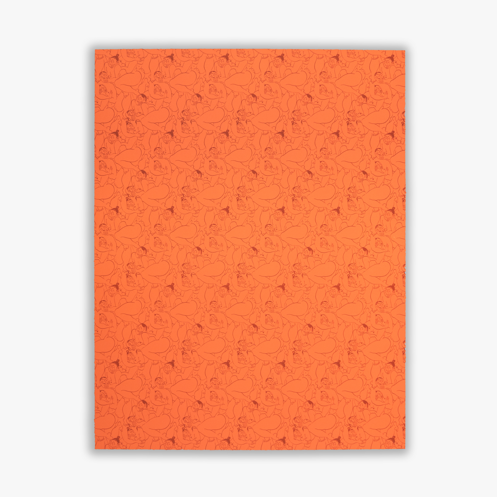 fatebe-a-quiet-pattern-orange-edition-ebecho-muslimova-lithograph