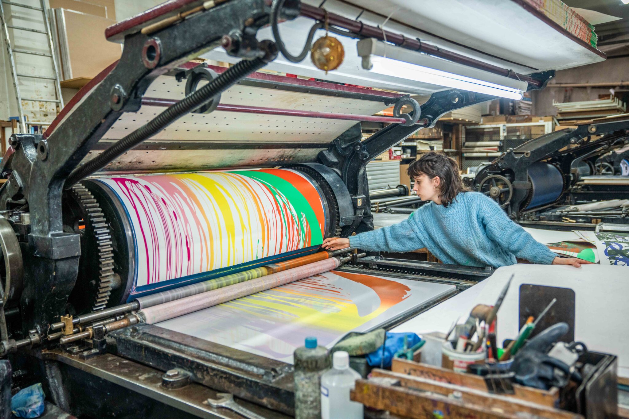 moani-ke-ala-john-armleder-lithograph-printing-process