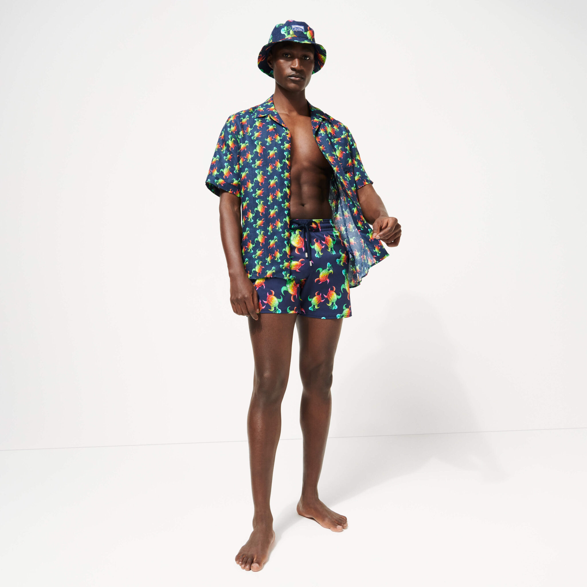 men-stretch-swimwear-tortues-rainbow-multicolor-vilebrequin-kenny-scharf-jrp-editions-detail4