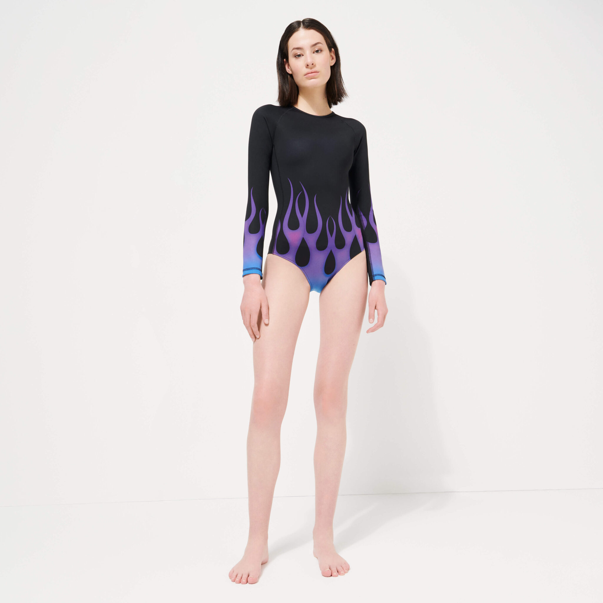 women-rashguard-long-sleeves-one-piece-swimsuit-hot-rod-360-vilebrequin-sylvie-fleury-jrp-editions-detail2