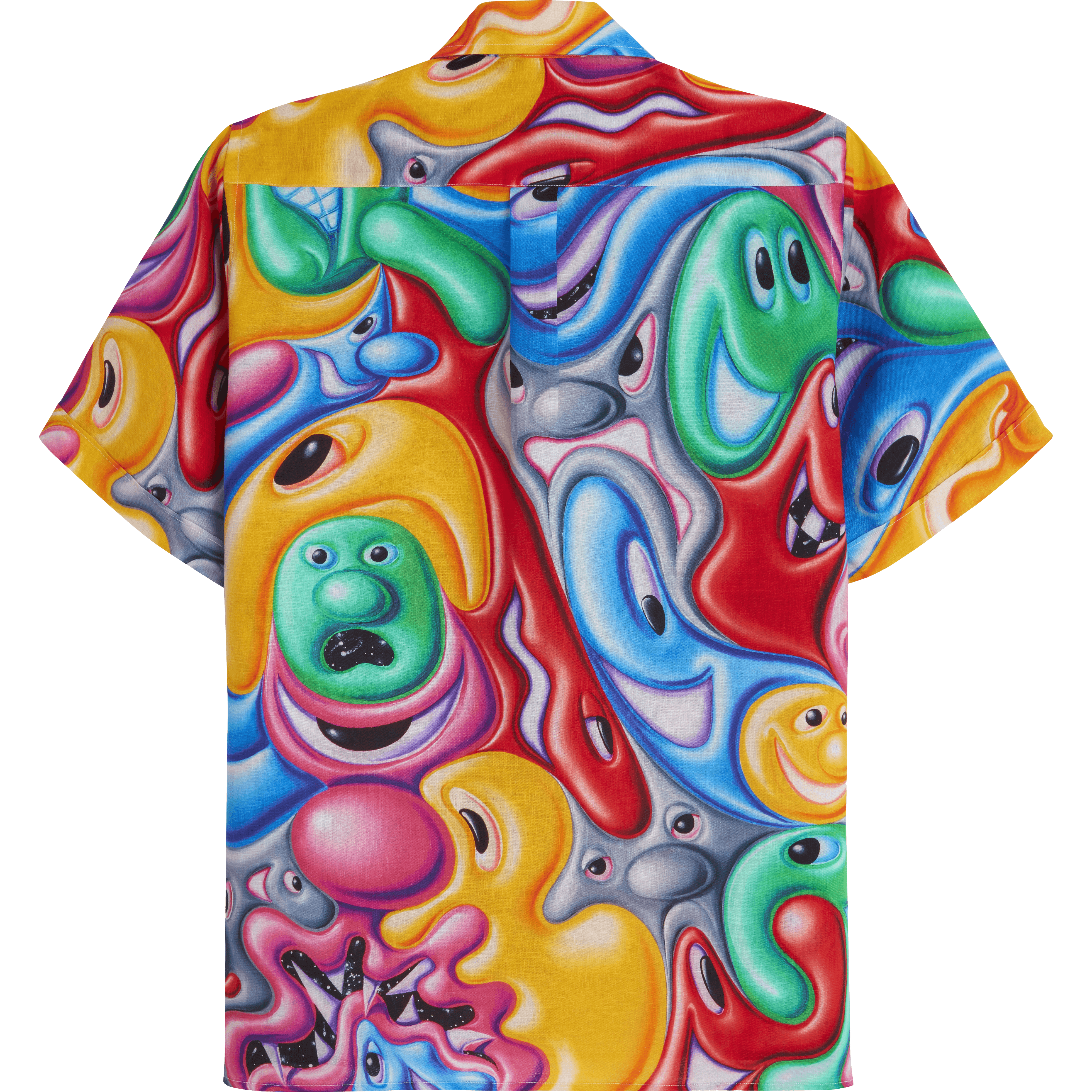 chelly-faces-in-places-men-bowling-shirt-linen-and-cotton-faces-in-places-vilebrequin-x-kenny-scharf-back
