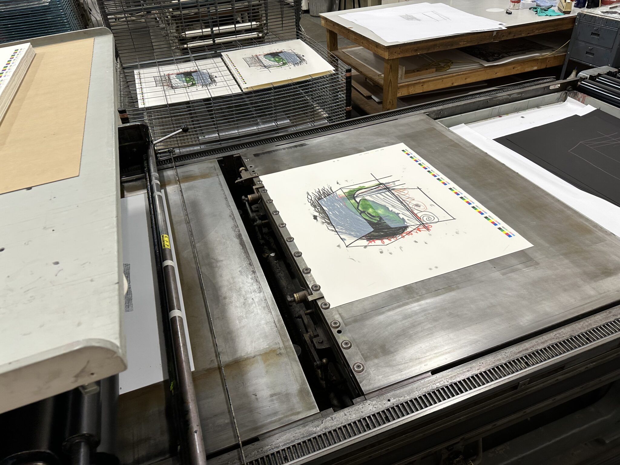 carroll-dunham-open-self-model-single-green-female-production-process