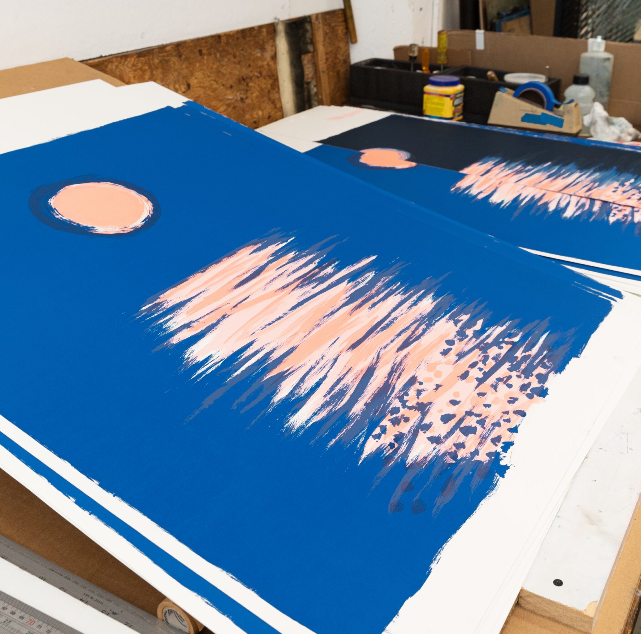 JRP-Editions-Ann-Craven-Lithograph-Quiet-Mooon-Production-01